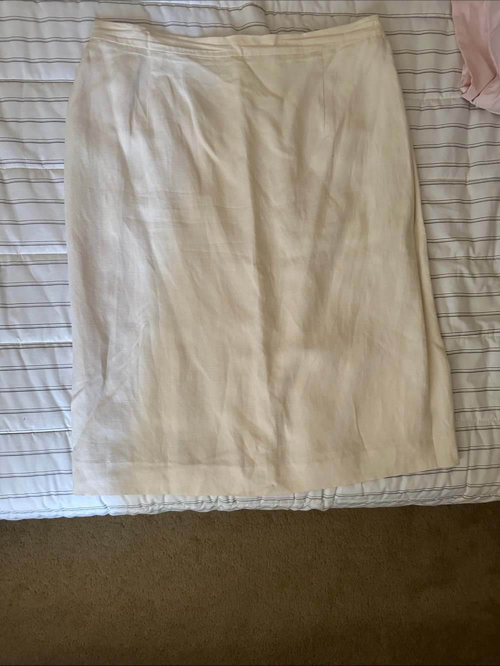 Jones New York Soft Cream Midi Skirt